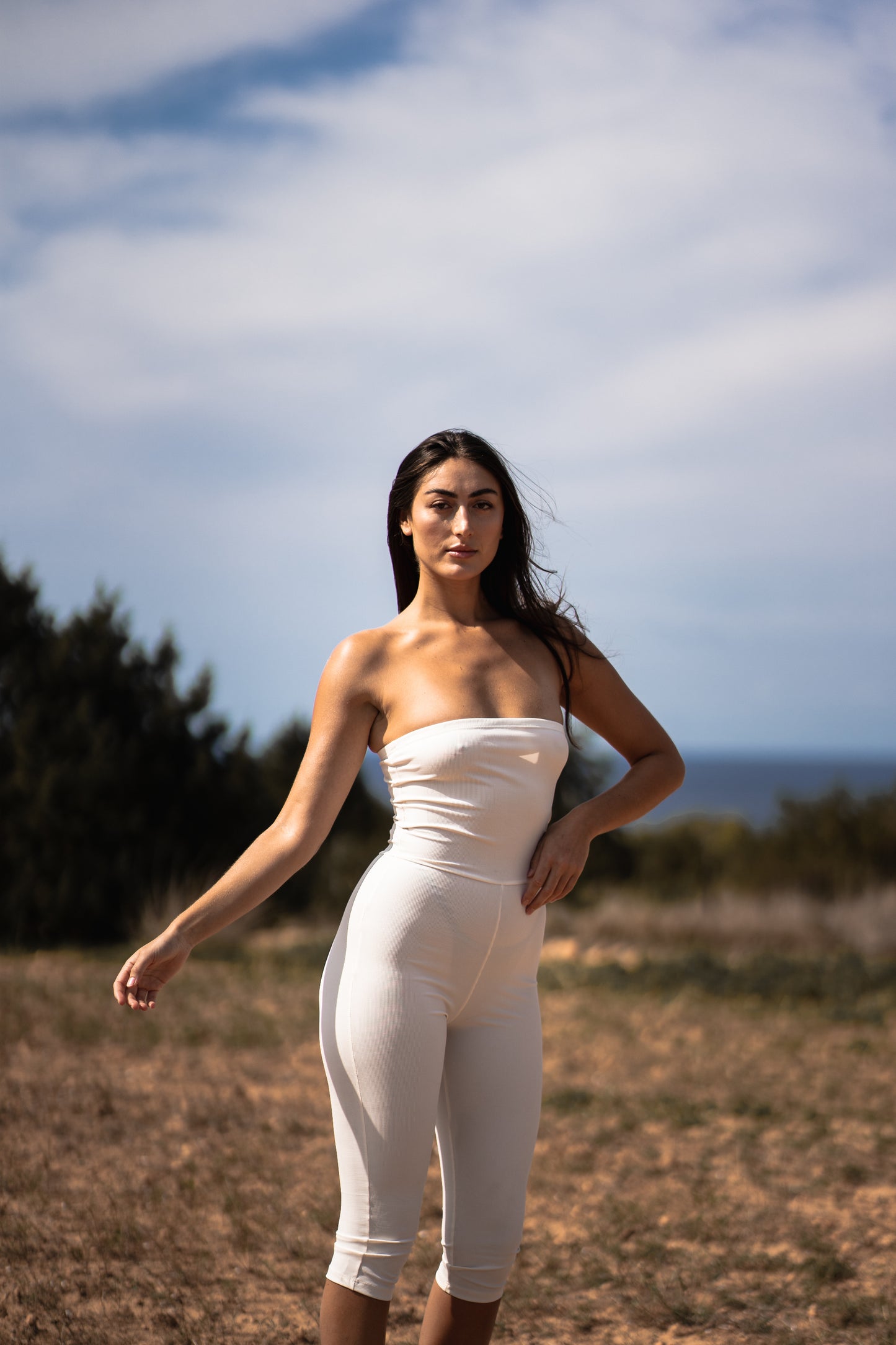 Capri Strapless Jumpsuit